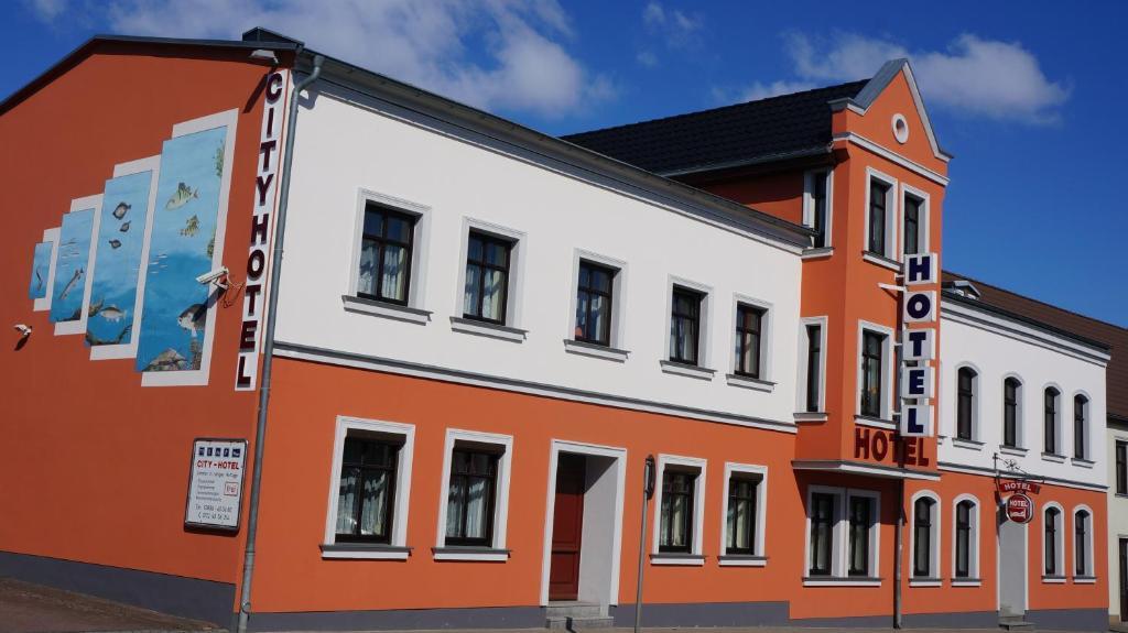 City-Hotel-Wolgast Bagian luar foto